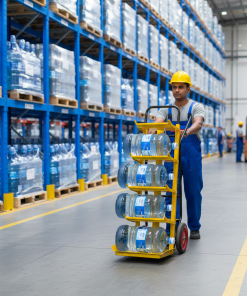 Heavy-Duty Water Bottle Cart