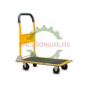 4 Wheel MS Cargo Platform Trolley – 150 Kg Capacity, Lightweight Steel Hand Truck for Industrial & Office Use