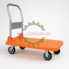 4 Wheel Plastic Platform Trolley – 150 Kg Capacity (Orange)