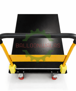 Balloonwalas Heavy-Duty Platform Trolley – 500 Kg Capacity, Foldable Handle, 4-Wheel Industrial Hand Truck