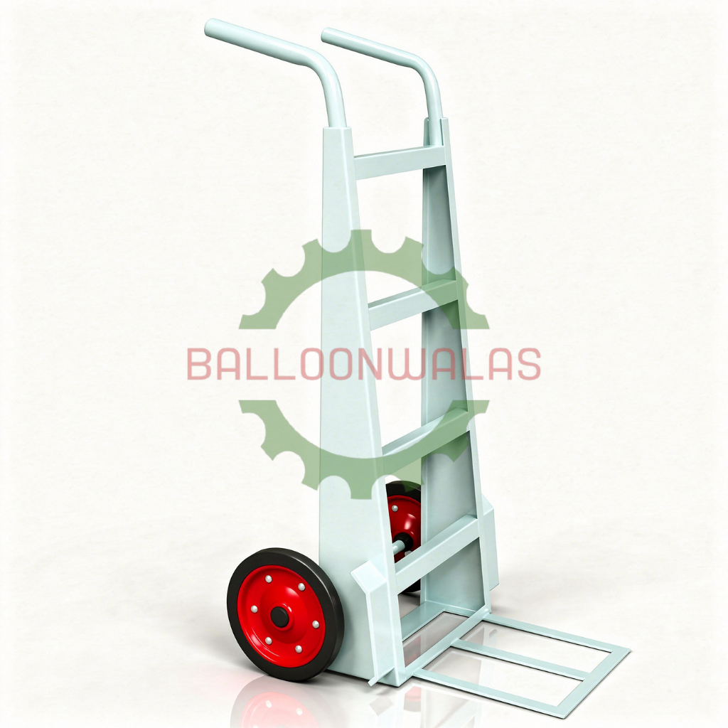 Balloonwalas Heavy-Duty 2-Wheel Hand Truck – 300 Kg Capacity Industrial Goods Cart