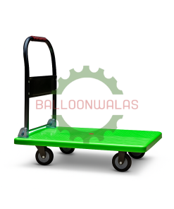 Plastic Platform Folding Trolley – 4 Wheel, 34″ × 22″, 250 Kg Capacity