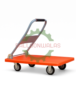 Plastic Platform Folding Trolley – 4 Wheel, 34″ × 22″, 250 Kg Capacity