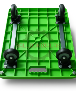 Plastic Platform Folding Trolley – 4 Wheel, 34″ × 22″, 250 Kg Capacity