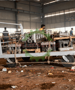 Balloonwalas™ 1500 kg Heavy-Duty Commercial Platform Trolley (6 ft × 4 ft) with 12″ × 2″ Lockable Heavy-Duty Wheels