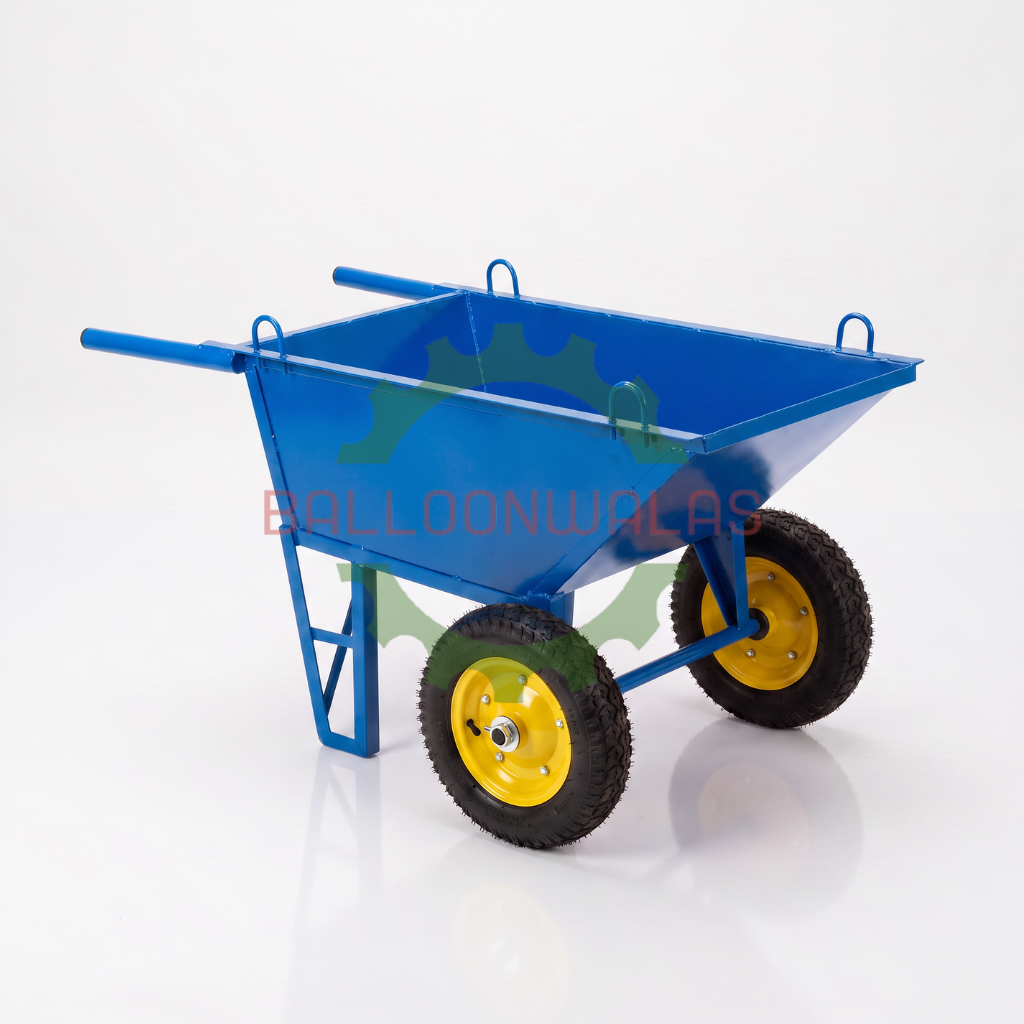 balloonwalas-com-double-wheelbarrow-trolley-heavy-duty-200kg-blue